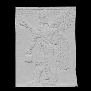 assyrian gateways protective spirit scan world Scan the World Europe United Kingdom London British Museum stone britishmuseum 3dprintable relief photogrammetry 3d print model - Mito3D