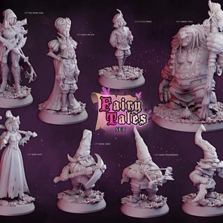 fairy tales drunkendwarf Store witch gnome 32mm 32 ttrpg fairytales trpg 3d print model - Mito3D