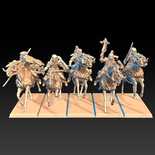 shadow stalkers dragon's lake miniaturas Toys & Games Tabletop Characters Creatures Fantasy Universe Board Store elf rpg wargames horse darkelf rol rider 9thage ageofsigmar aos theninthage dreadelves 3d print model - Mito3D