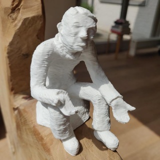 masculino abuelo tómalo camioneta dique hogar casa jardín menaje adornos escultura escanear fotogrametría 3d print model - Mito3D