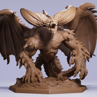 nergigante f'solo  Toys & Games Sports & Outdoor Snowboards, Skateboards & Skate Tabletop Tabletop Characters & Creatures Fantasy Universe Tabletop Tabletop Characters & Creatures Tabletop Store animal art fantasy game monster toy hunter nergigante  3d print model - Mito3D