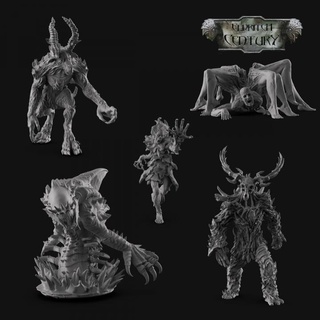 eldritch century - monsters 2 draco studios Toys & Games Tabletop Characters Creatures Fantasy Universe Board horror monster rpg role lovecraft creatures dnd 3d print model - Mito3D