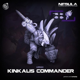 kinkalis commander pre-supported nebula cast n play Toys & Games Tabletop Characters Creatures Sci-Fi Universe Board Store wargame castnplay presupported 3d print model - Mito3D