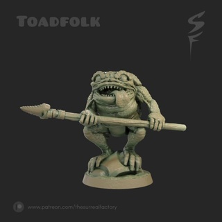 toad hunter thesurrealfactory Toys & Games Tabletop Characters Creatures Fantasy Universe Board Store animal funny amphibian 3d print model - Mito3D