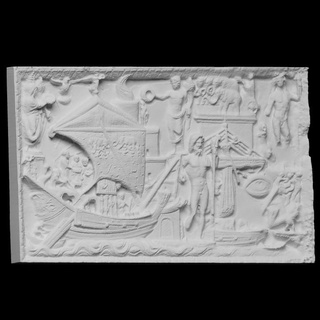 torlonia relief scan world Scan the World Europe Italy Rome greek marble 3dprintable photogrammetry votive torloniamarbles 3d print model - Mito3D