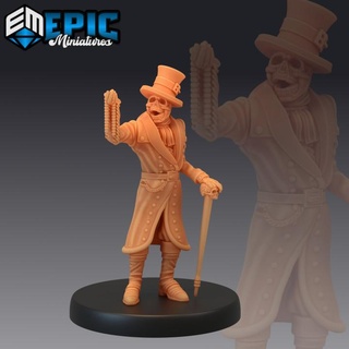 skeleton gentleman undead rich noble bone lord epic-miniatures Toys & Games Tabletop Characters Creatures Fantasy Universe Board Store fantasy medieval monster rpg warhammer sla enemy tabletop dungeon dnd pathfinder npc pre-supported supported pre 3d print model - Mito3D