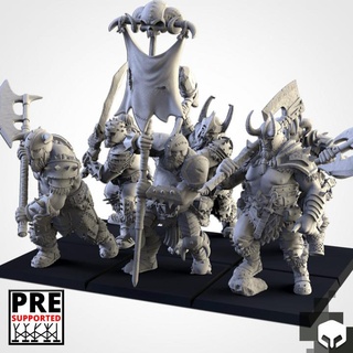 thug ogres txarli factory Toys & Games Tabletop Characters Creatures Fantasy Universe Board fantasy goblin lost old raven warhammer world kingdom orcs bulls forge titan twin orks northern kingdoms ironguts yetis gorgers 3d print model - Mito3D