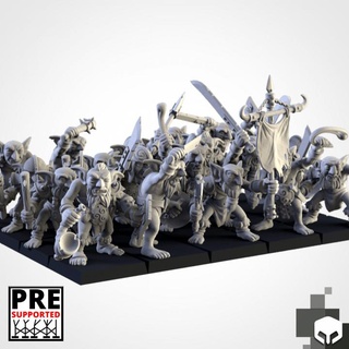 scraplings txarli factory Toys & Games Tabletop Characters Creatures Fantasy Universe Board army fantasy goblin lost old parts warhammer world kingdom trappers ogre forge titan multiple ogres goblins kingdoms supported archvillain 3d print model - Mito3D