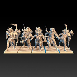 temple witches dragon's lake miniaturas Toys & Games Tabletop Characters Creatures Fantasy Universe Board Store elf rpg wargames warhammer witch darkelf wargame rol sisters 9thage ageofsigmar aos theninthage dreadelves 3d print model - Mito3D