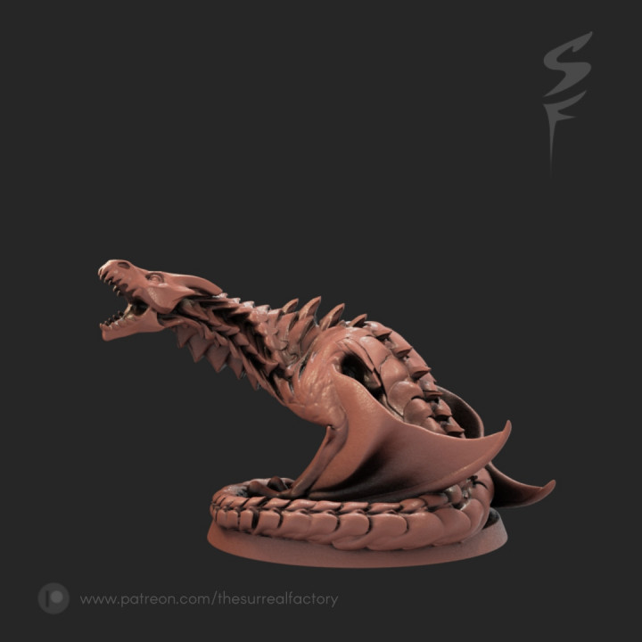 Drago seduta thesurrealfactory giocattoli Giochi tavolo personaggi creature fantasia universo tavola negozio creatura lucertola 3D print model - Mito3D