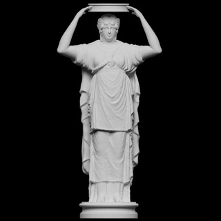 cariatide eleusi genere scansione mondo Europa Italia Roma romano marmo 3dprintable fotogrammetria torloniamarbles 3d print model - Mito3D