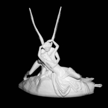 psique revivido cupido beijo louvre paris scan 3d print model - Mito3D
