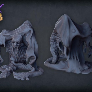 boneless animated skin rug roleplaying & miniatures Toys Games Tabletop Characters Creatures Fantasy Universe Board creature gothic horror monster miniature resin dnd presupported supported 3d print model - Mito3D