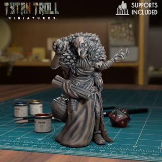 poison apple witch pre-supported tytantroll miniatures Toys & Games Tabletop Characters Creatures Fantasy Universe Board Store demon fantasy mini scale minis creatures witches 32mm curse strahd coven barovia 3d print model - Mito3D