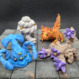 elementare miniature bundle liem prefontain giocattoli Giochi tavolo personaggi creature fantasia universo tavola negozio creatura mostro miniatura 28mm dnd 32mm 3d print model - Mito3D