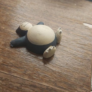 schläfrig Snorlax Sebasti Mora Ventilator Kunst Pokémon 3d print model - Mito3D