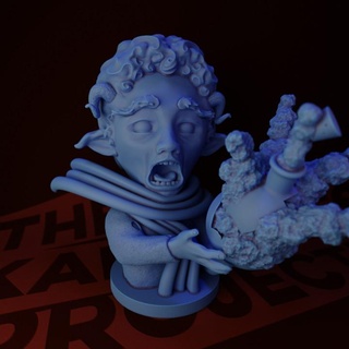 fauno alquimista 39 bullicioso kaboobles proyecto juguetes juegos mesa caracteres criaturas fantasía universo tablero ventilador Arte bustos busto RAM d 3d print model - Mito3D