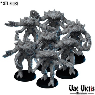 crabs folks vae victis miniatures fantasy ocean pirate rpg sea weapons monsters tabletop creatures dnd 3d print model - Mito3D