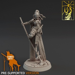 gli stronzi tribù Regina titano fucina miniature negozio fantasia eroe umano rpg guerriero sciamano principi 3d print model - Mito3D