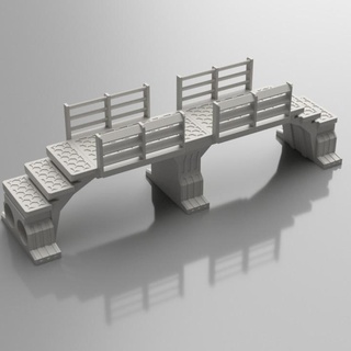 modulaire tuyaux système élevé passerelle fr3d the3dprinting table paysage 3d print model - Mito3D