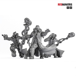 psychic squad - imperial force redmakers Toys & Games Tabletop Characters Creatures Sci-Fi Universe Board Store 40k board fantasy games guard warhammer miniature witcher infantry wargame dnd wh40k skifi 40000 grimdark astramilitarum psyker 3d print model - Mito3D