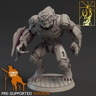 cyber forge cree baramuth titan miniatures Store alien beast monster sci-fi space warrior scifi boardgame suit ogre wargame zealot 3d print model - Mito3D