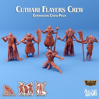 cuthari flayers crew arcane minis Store armor armour axe brains spear magic steampunk staff crystal flying mind swords floating squid slaves tentacles flight d&d 28mm dnd 35mm chains 32mm illithid 5e flayer mindflayer bodies airships mind-flayer presupported pre-supported arcanapunk magipunk magitech sordane supported skies sordalite thralls 3d print model - Mito3D