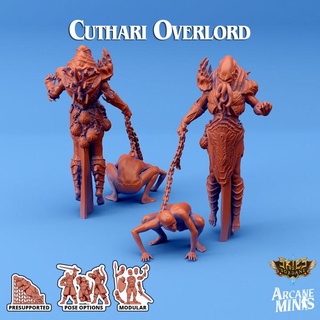 cuthari overlord arcane minis Store armor armour axe brains dragon dragons dungeons modular roleplay rpg steampunk miniature weapons staff crystal flying mind tentacle floating slaves dungeon tentacles d&d 28mm dnd 35mm chains 32mm illithid 5e mindflayer poses mind-flayer presupported pre-supported arcanapunk magipunk magitech sordane supported skies sordalite thralls 3d print model - Mito3D