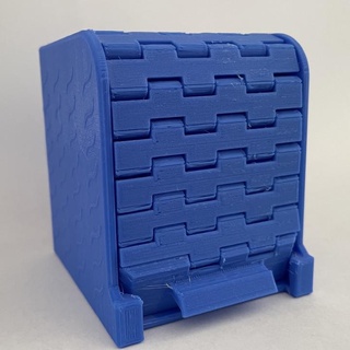 drucken Ort Vorhang Box cad bauen 3D Drucker Zuhause Haus Garten Haushaltswaren Lager Boxen Halter Unterstützung Container Dekoration funktional ziehen artikuliert printinplace Pip 3d print model - Mito3D