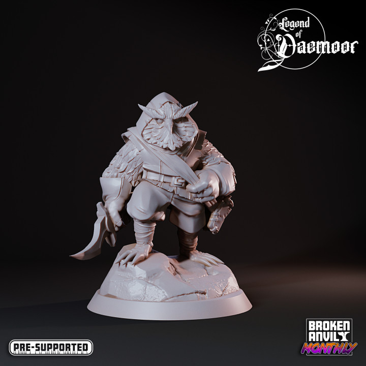 Légende démon chouette coquin cassé enclume miniatures jouets Jeux table personnages créatures fantaisie univers planche boutique mini dnd 3D print model - Mito3D