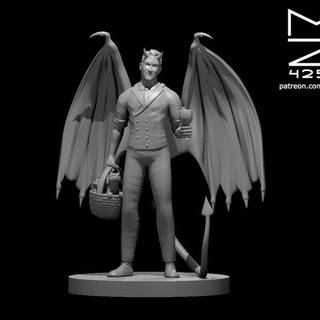 incubus updated miguel zavala Toys & Games Tabletop Characters Creatures Fantasy Universe Board 3d print model - Mito3D