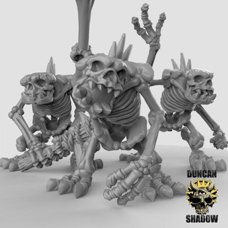 skeleton river trolls pre supported duncan shadow Toys & Games Tabletop Characters Creatures Fantasy Universe Board Store fantasy troll undead warhammer dungeonsanddragons dnd tabletopgames kingsofwar goblins ageofsigmar ttrpg 3d print model - Mito3D