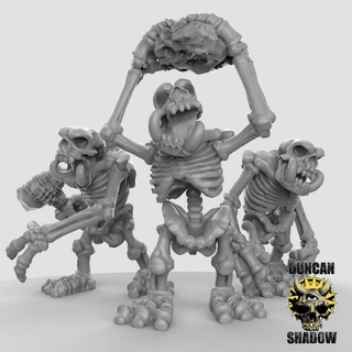 skeleton stone troll pre supported duncan shadow Toys & Games Tabletop Characters Creatures Fantasy Universe Board Store fantasy undead warhammer dungeonsanddragons dnd tabletopgames kingsofwar ttrpg 3d print model - Mito3D