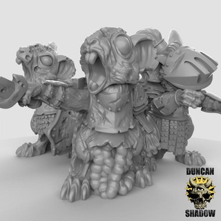 zombie mousle knights pre supported duncan shadow Toys & Games Tabletop Characters Creatures Fantasy Universe Board Store fantasy knight undead dungeonsanddragons dnd mice tabletopgames ttrpg 3d print model - Mito3D