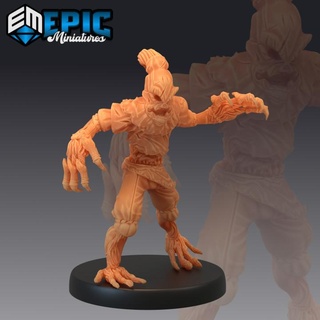 scarecrow farmland hay creature classic monster epic-miniatures Toys & Games Tabletop Characters Creatures Fantasy Universe Board Store crow fantasy farm medieval rpg warhammer sla enemy tabletop dungeon dnd pathfinder scare npc pre-supported supported pre 3d print model - Mito3D
