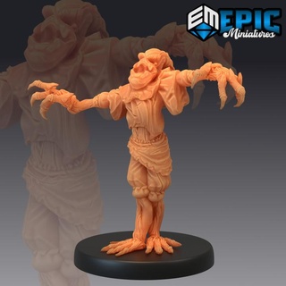 scarecrow standing farmland hay creature classic monster epic-miniatures Toys & Games Tabletop Characters Creatures Fantasy Universe Board Store crow fantasy farm medieval rpg warhammer sla enemy land tabletop dungeon dnd pathfinder scare npc pre-supported supported pre 3d print model - Mito3D