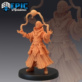 vampire blood mage magic undead sorcerer dark elf wizard epic-miniatures Toys & Games Tabletop Characters Creatures Fantasy Universe Board Store fantasy medieval monster rpg warhammer sla enemy tabletop dungeon dnd pathfinder npc pre-supported supported pre 3d print model - Mito3D