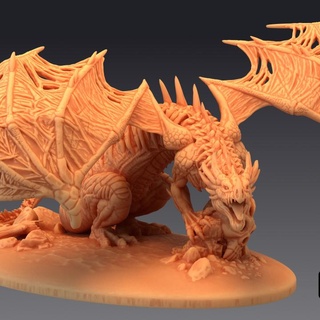 zumbi Dragão wyrm draco lich gigantesco Morto vivo Drake epic miniatures brinquedos jogos tampo mesa personagens criaturas fantasia universo borda loja patrão medieval monstro rpg martelo guerra sla inimigo masmorra encontro dnd descobridor npc pre supported apoiado pré 3d print model - Mito3D