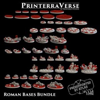 001 legendary rome bases printerra studios Toys & Games Tabletop accessories Board ancient barbarian culture fantasy greek history legend mythical roman skull stone temple wargaming rock marble religion tile europe floor kingdom dungeonsanddragons tabletop diorama grass minis 40mm empire myth ruins 28mm dnd 60mm 32mm 25mm ethnic ruin tabletoprpg destroyed printerraverse 3d print model - Mito3D