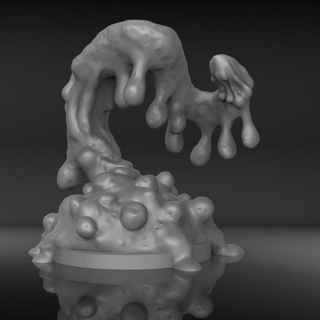 visqueux accompagnement escargot nature Gardien amyccco jouets Jeux table personnages créatures fantaisie univers planche monstre suinter vase monstruosité 3d print model - Mito3D