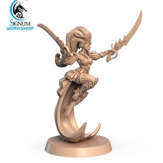 visto sangriento baronesa signum taller demonio mazmorras fantasía hembra mini miniaturas espada vampiro guerrero cazador mesa pose dinámica ttrpg presupuesto 3d print model - Mito3D
