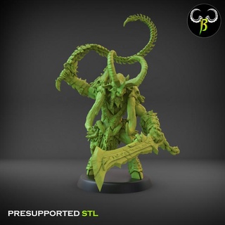 fallen master claybeastcreation Toys & Games Tabletop Characters Creatures Sci-Fi Universe Board Store beast fantasy goat wargame chaos 3d print model - Mito3D