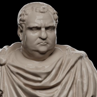 portrait vitellius scan world Scan the World Europe Italy Rome roman marble imperial 3dprintable photogrammetry 3d print model - Mito3D