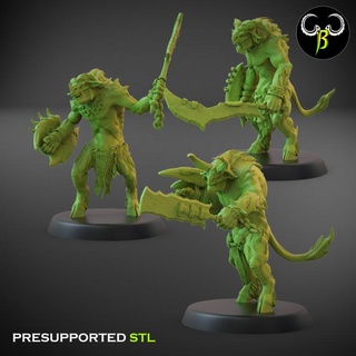 brutal raider shield set c claybeastcreation Toys & Games Tabletop Characters Creatures Fantasy Universe Board Store demon beast fantasy goat wargame chaos 3d print model - Mito3D