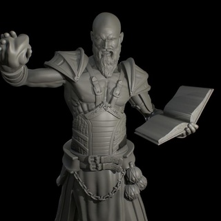 warlock jeremy smith Toys & Games Tabletop Characters Creatures Fantasy Universe Board Store wizard magic mage sorcerer 3d print model - Mito3D