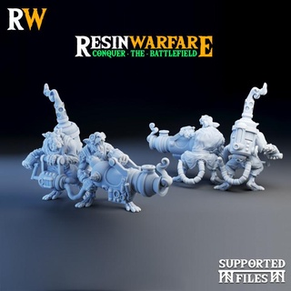heavy weapons team - flamer crew resinwarfare Toys & Games Tabletop Characters Creatures Fantasy Universe Board Store 3d wargames rat 3dprinting dungeonsanddragons d&d 9th 9thage kingsofwar vermin ravenoushordes 3d print model - Mito3D