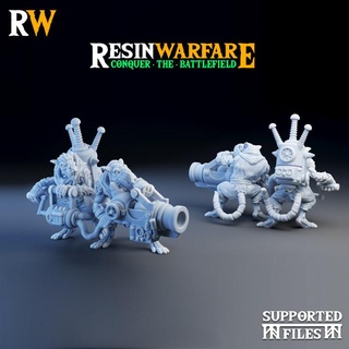 heavy weapons team - mortar crew resinwarfare Toys & Games Tabletop Characters Creatures Fantasy Universe Board Store 3d wargames rat 3dprinting dungeonsanddragons d&d 9th 9thage kingsofwar vermin ravenoushordes 3d print model - Mito3D