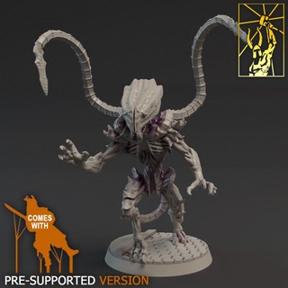 cyber forge anniversary royal stalkers titan miniatures Toys & Games Tabletop Characters Creatures Fantasy Universe Board Store alien space star mind stalker hive oddysey 3d print model - Mito3D