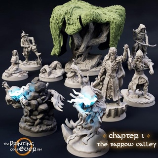 chapter 1 - barrow valley presupported printing goes ever Toys & Games Tabletop Characters Creatures Fantasy Universe Board fantasy ghost mini set tree undead wargaming warhammer zombie miniature lotr ent evil wraith tabletop bad tom pack 28mm dnd squad group bundle frostgrave skirmish treant specter spectre 5e warband pre-supported statblock 3d print model - Mito3D