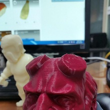 hellboy tête fan art figurine l'enfer film bande dessinée 3d print model - Mito3D